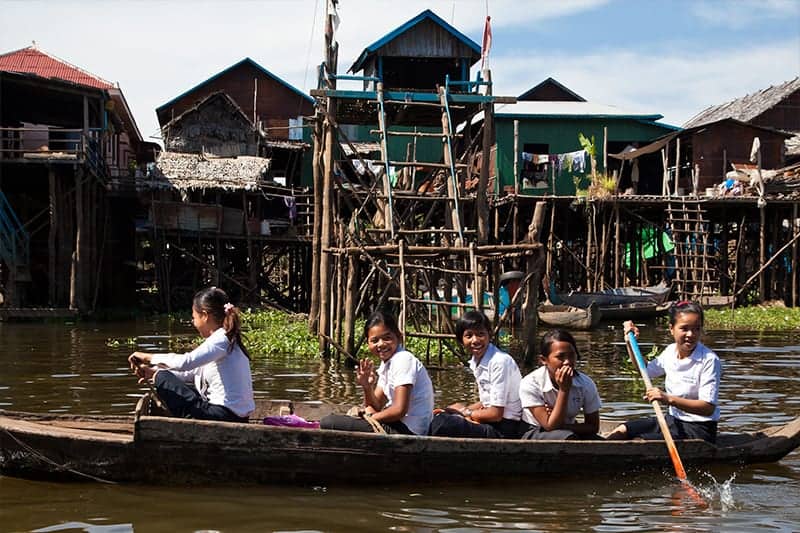 Kampong Phluk Floating Village and Roluos Group